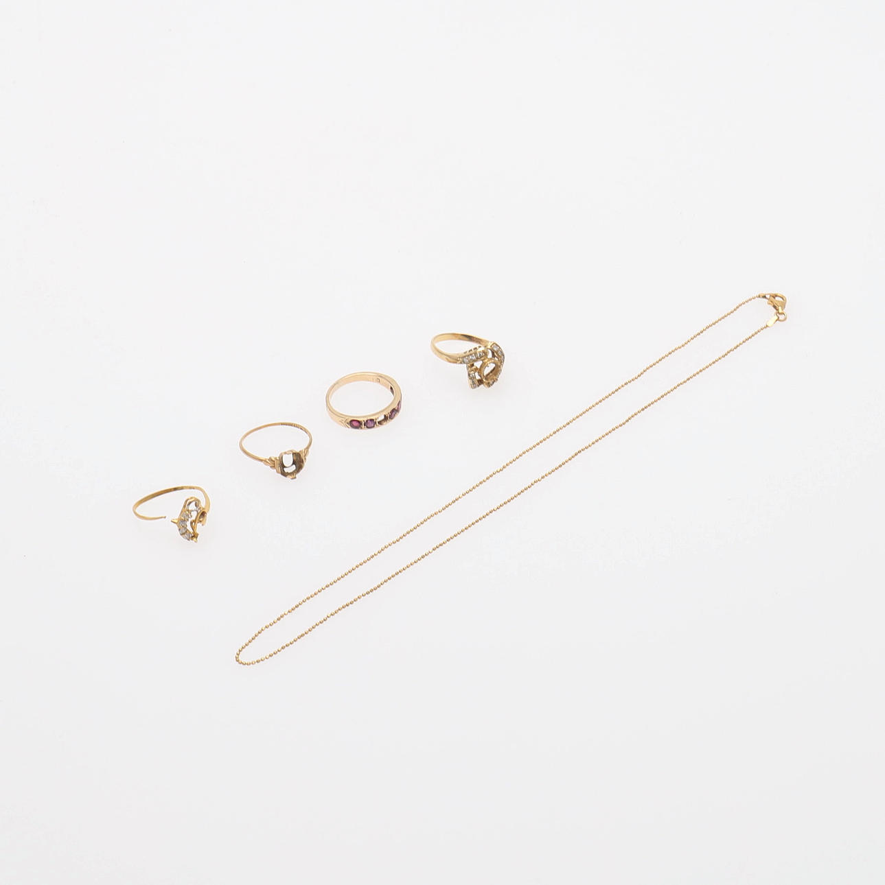 GULDSMYCKEN, 5 DELAR.