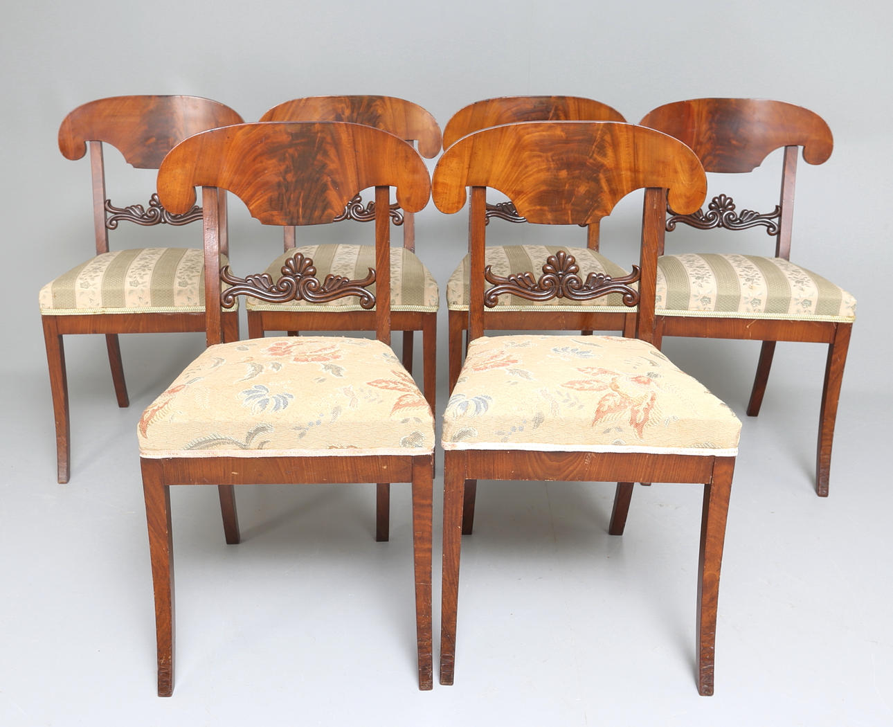 STOLAR, 6 st, Karl Johan 1800-talets första hälft.