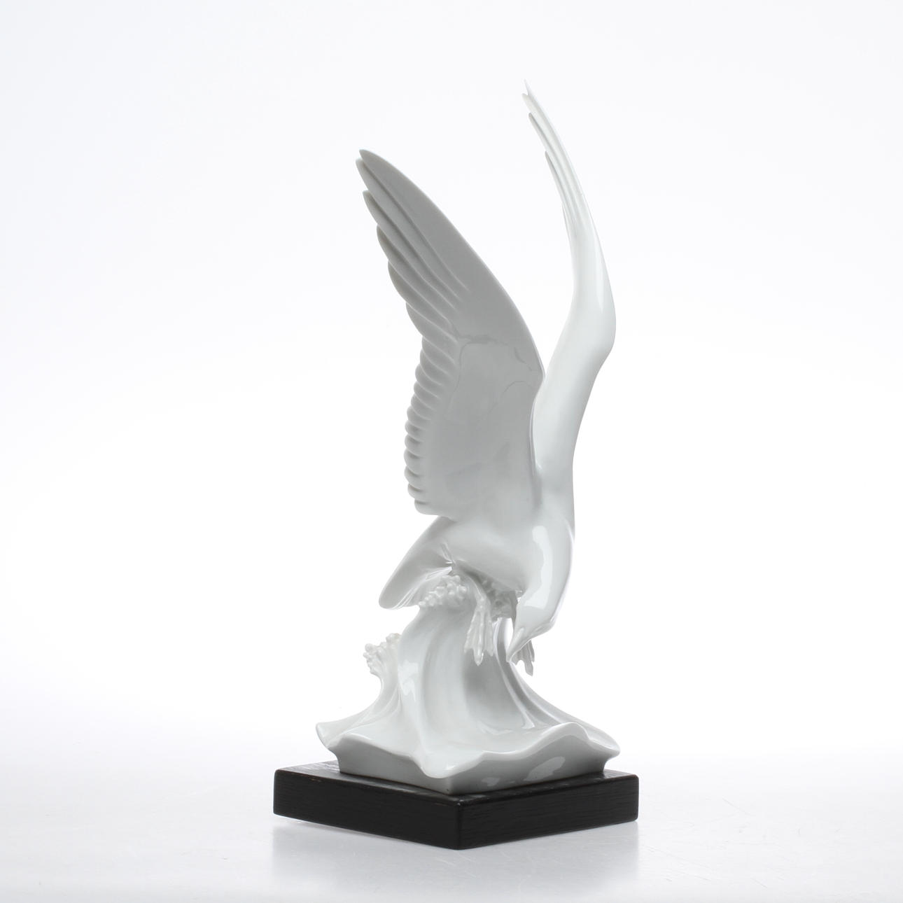 FIGURIN, porslin, Fiskmås, Prof Esser, Meissen.