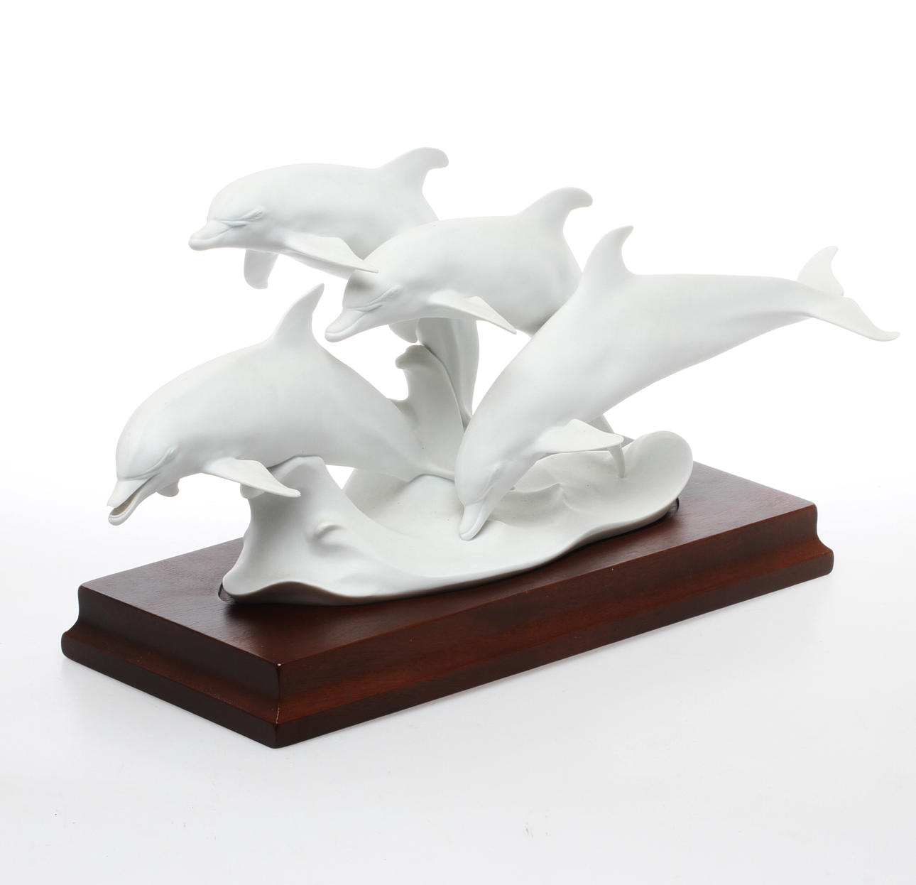 FIGURIN, porslin, Delfiner, Kaiser.