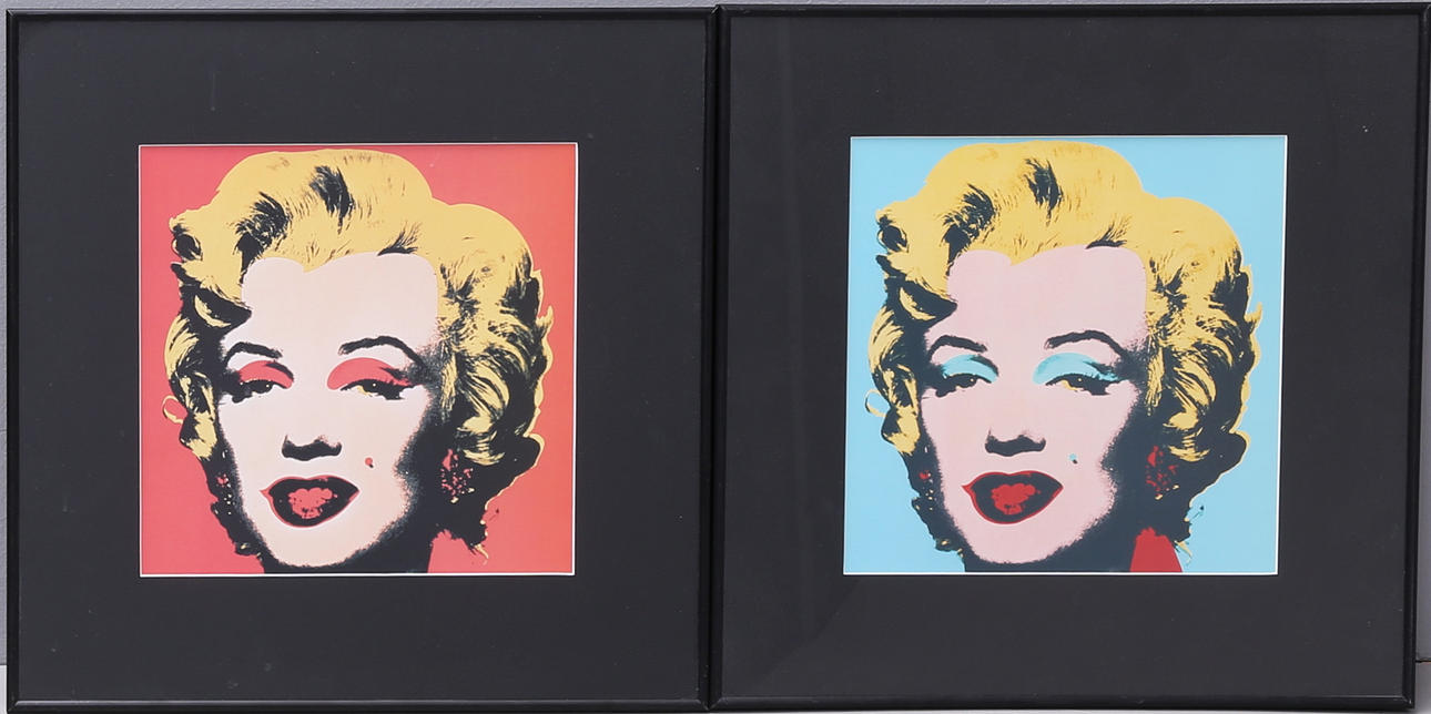 ANDY WARHOL. Marilyn, 2 st tryck.