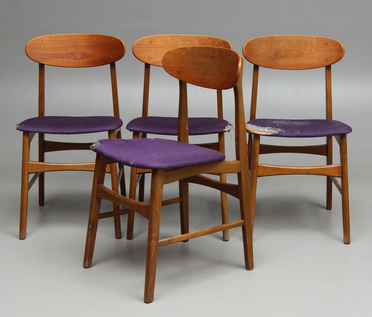 STOLAR, 4 st, troligen Danmark, 1960-tal.