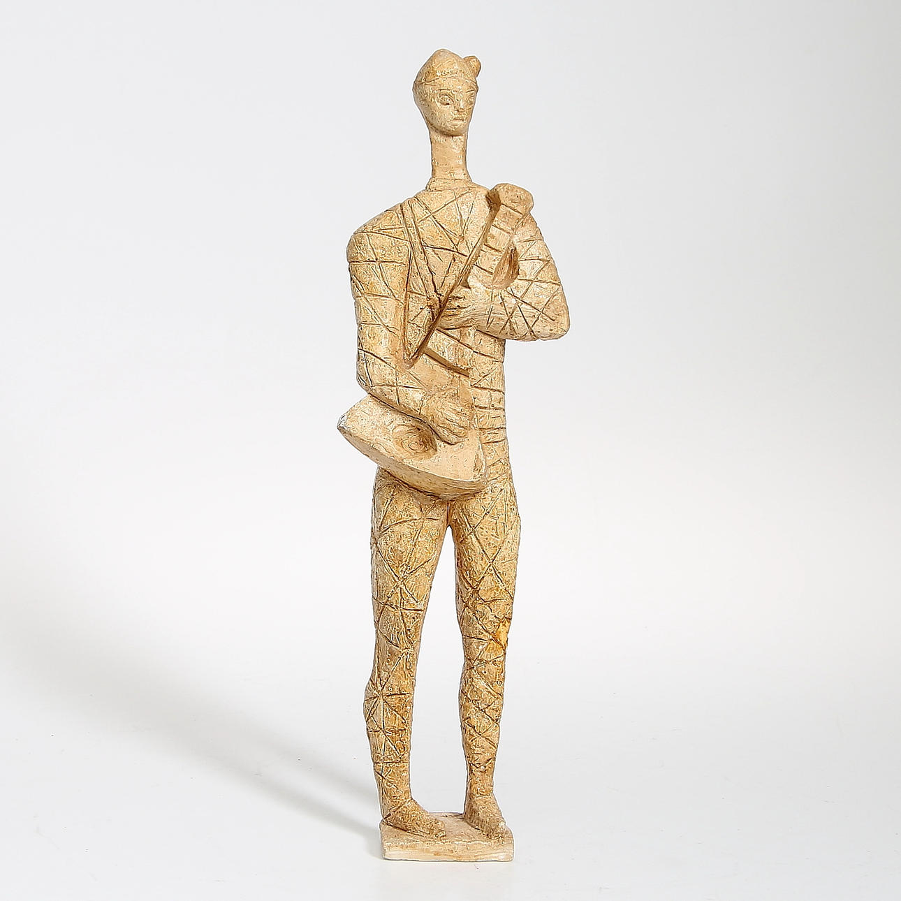 BERNDT HELLEBERG. Skulptur, gips, signerad och daterad -54.