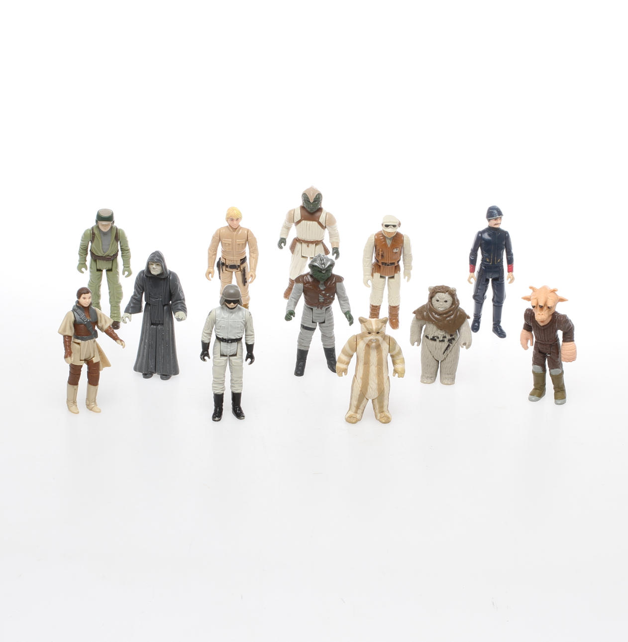 STARWARS, 12 figurer, 80-84.