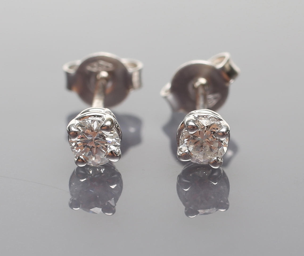 DIAMANT ÖRA DUBBAR, PAR.