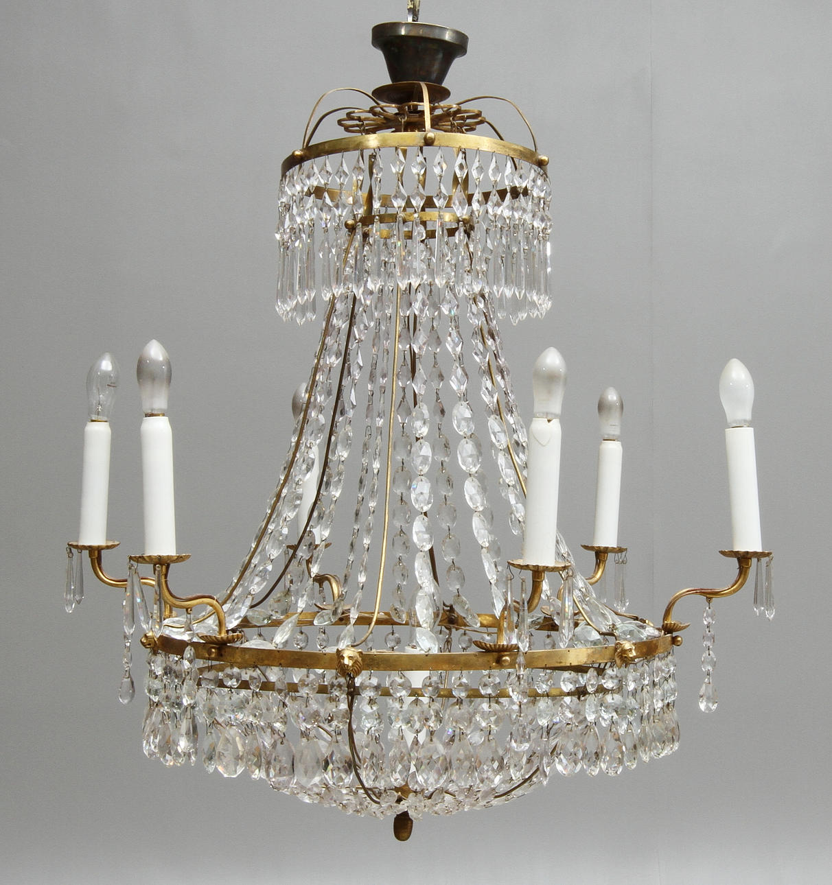 LJUSKRONA, sengustaviansk, 1700/1800-tal.