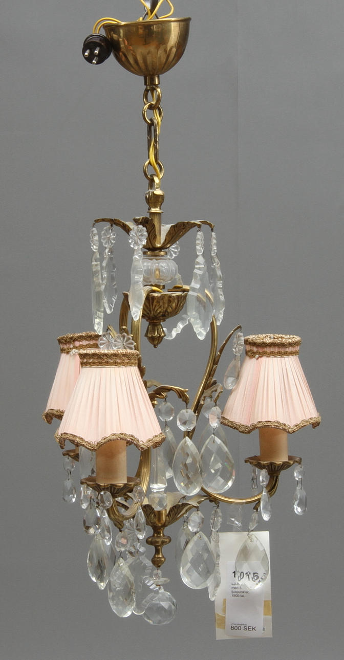 LJUSKRONA, med 3 ljuspunkter, 1900-tal.