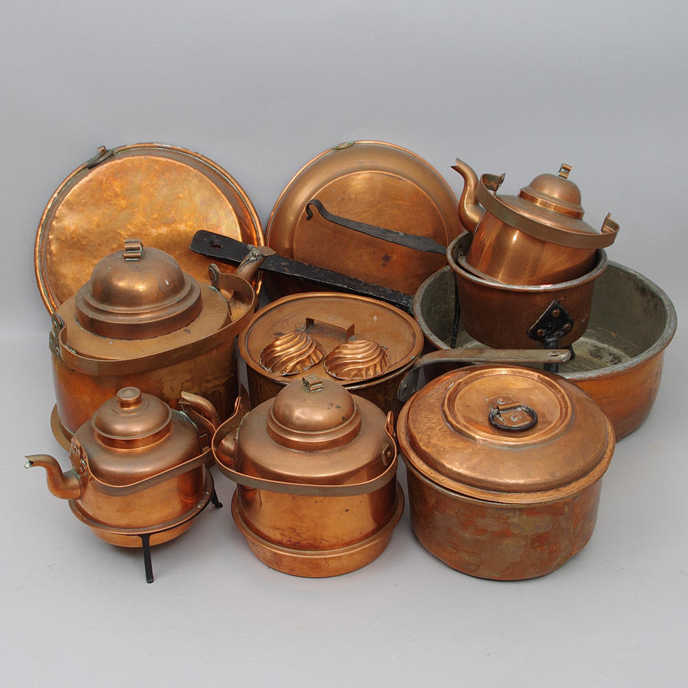 KITTLAR, FORMAR M.M., koppar, 1800/1900-tal.