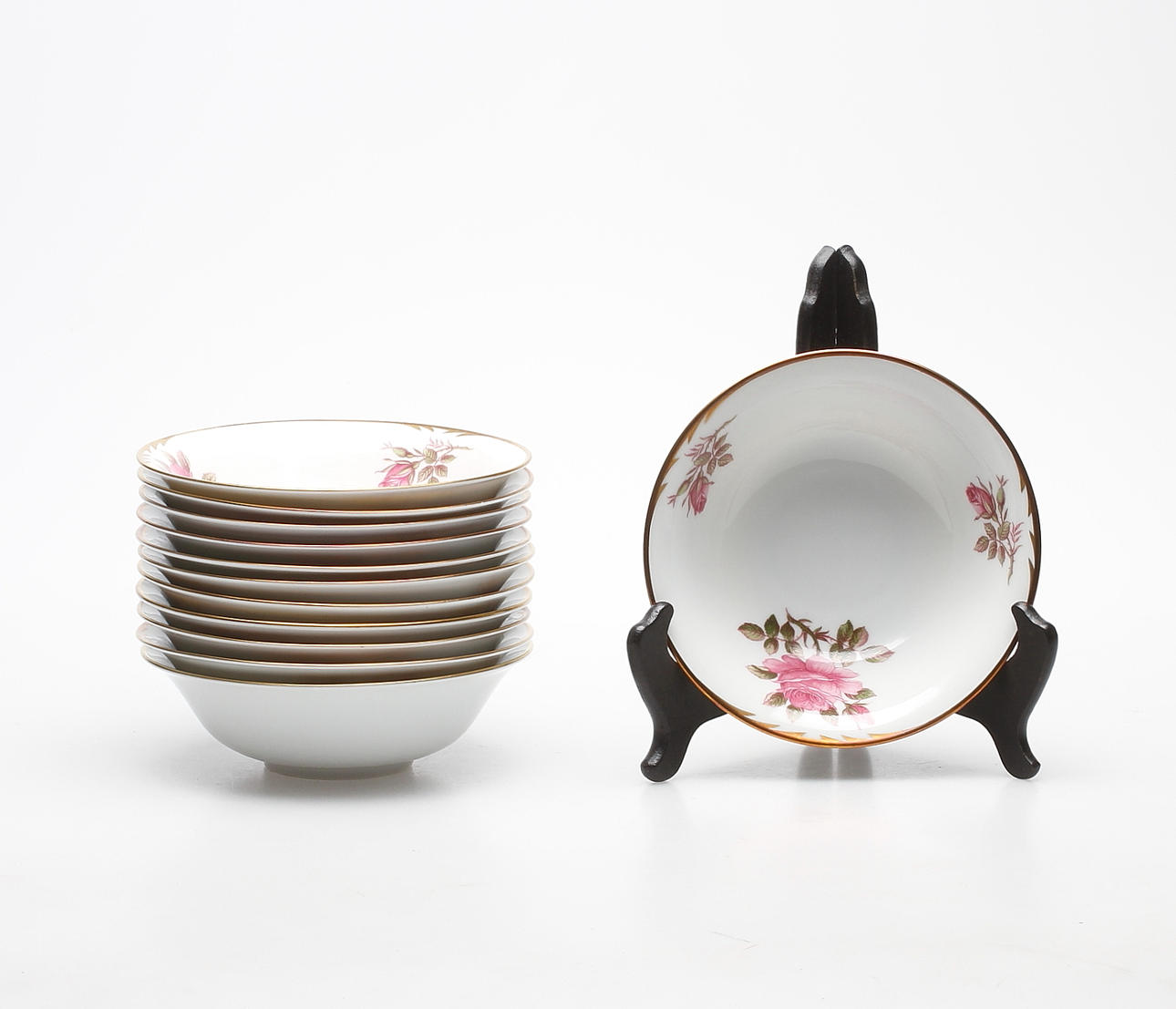 BÄRSKÅLAR, 12 st, porslin, Hackefors.