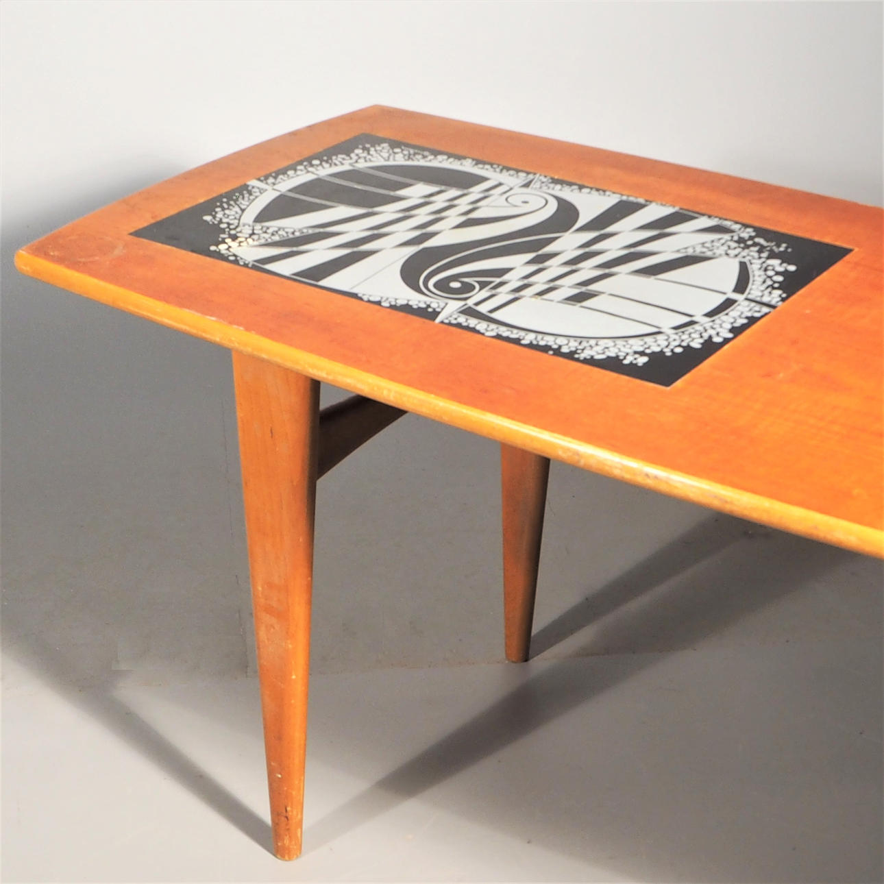 ALFRED LAPUKIN 1915-1960. coffee table, teak.