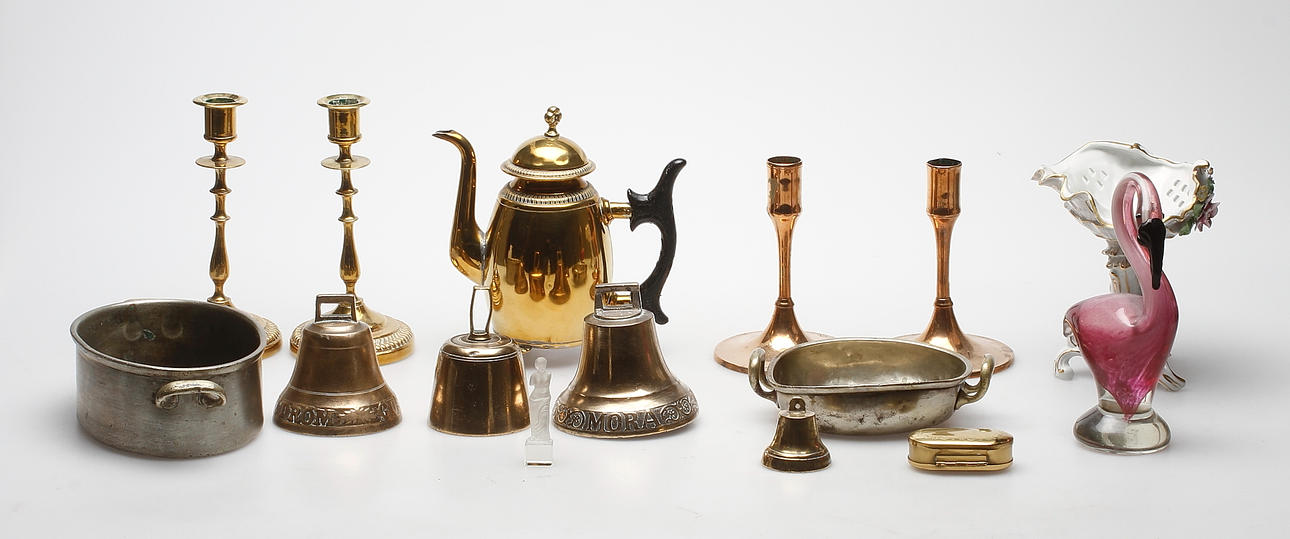 KERAMIK, GLAS och METALL, 1800-1900-tal.