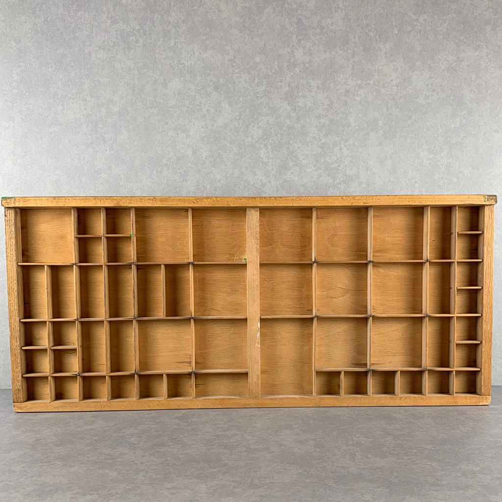 TYPOGRAFLÅDA, trä, 1900-tal.