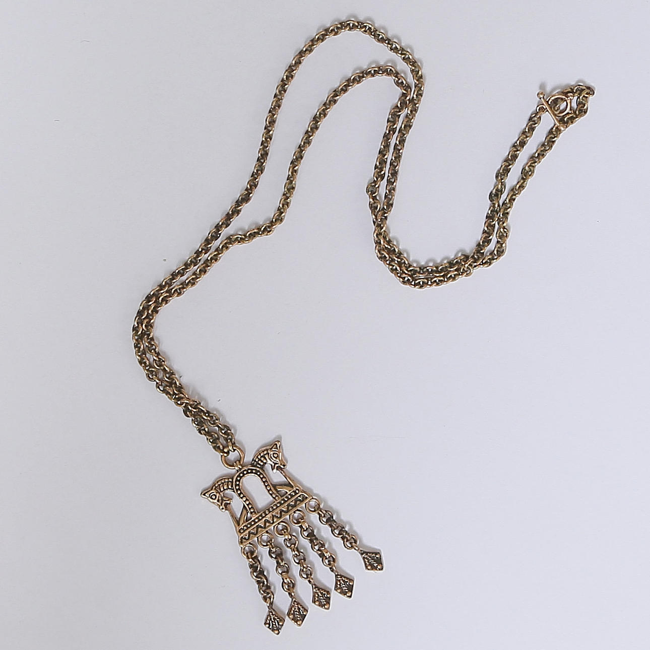 KAULAKORU, pronssi, Kalevala, Hevonen, 1900-luku.