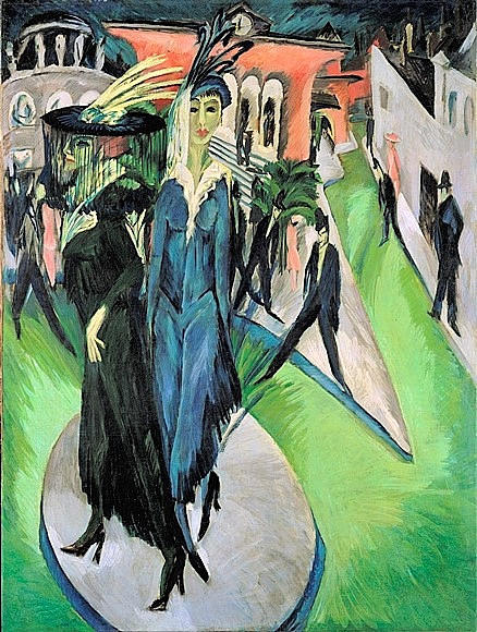 ERNST LUDWIG KIRCHNER. Potsdamer Platz, compensación.
