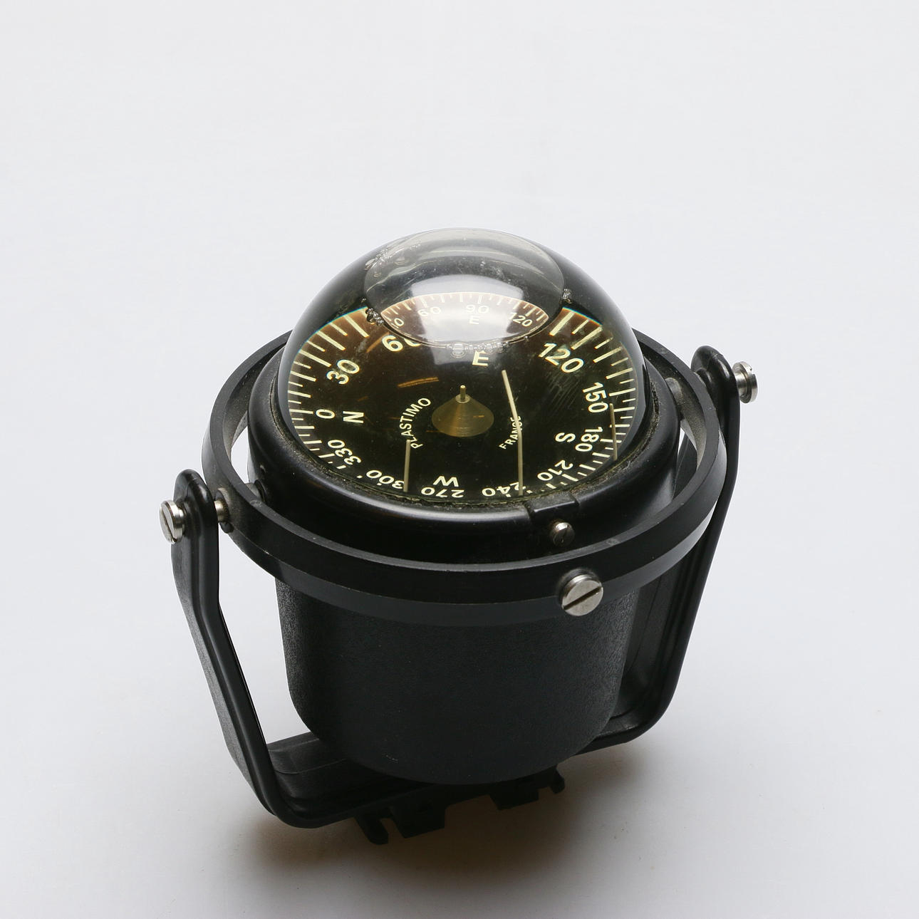 BRÚJULA DE BARCO, plástico, plastimo, Francia, 1900.