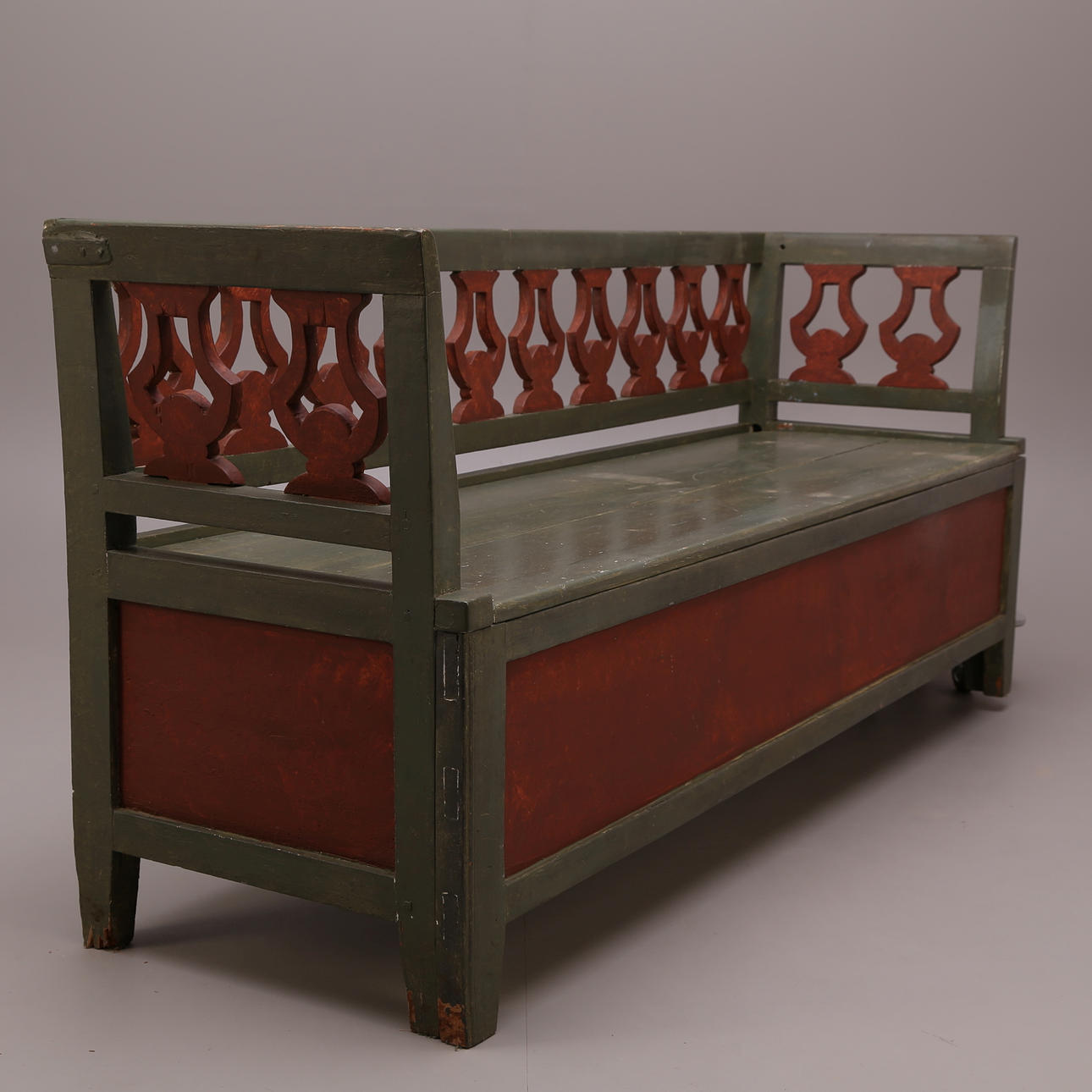 KÖKSSOFFA, bemålad furu, 1800-tal.