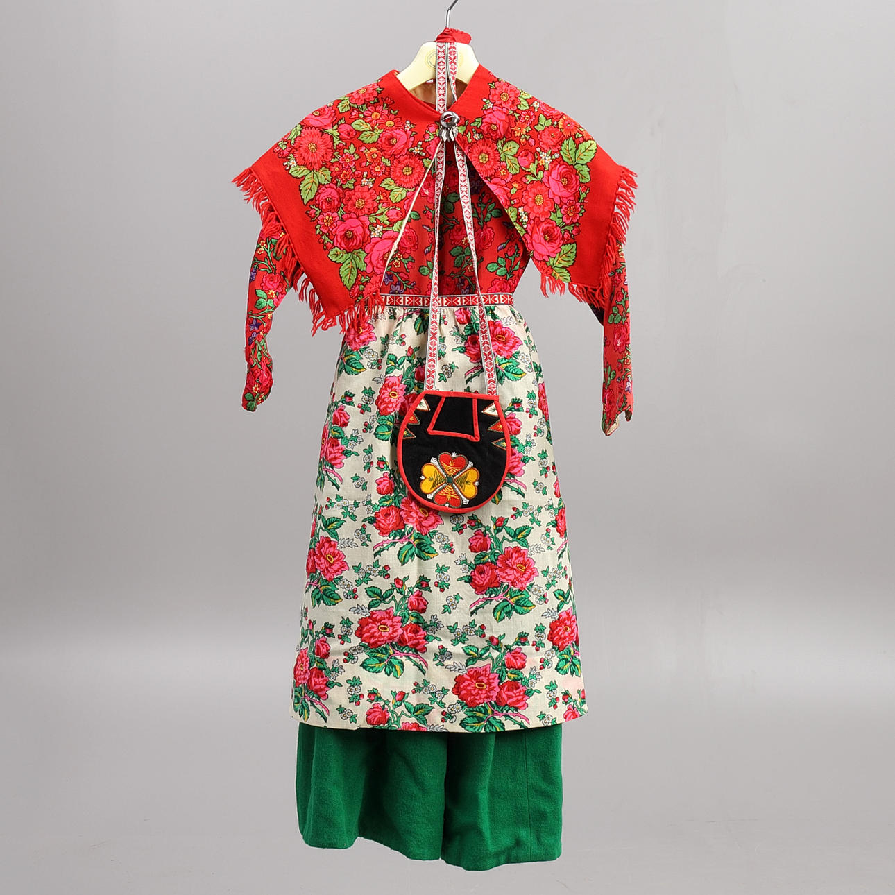 FOLKDRÄKT, Dalafloda, barn, ca 10 år.