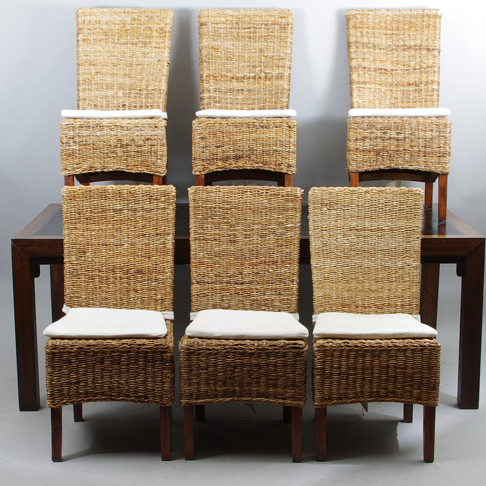 MATGRUPP, orientalisk stil, trä/rotting.