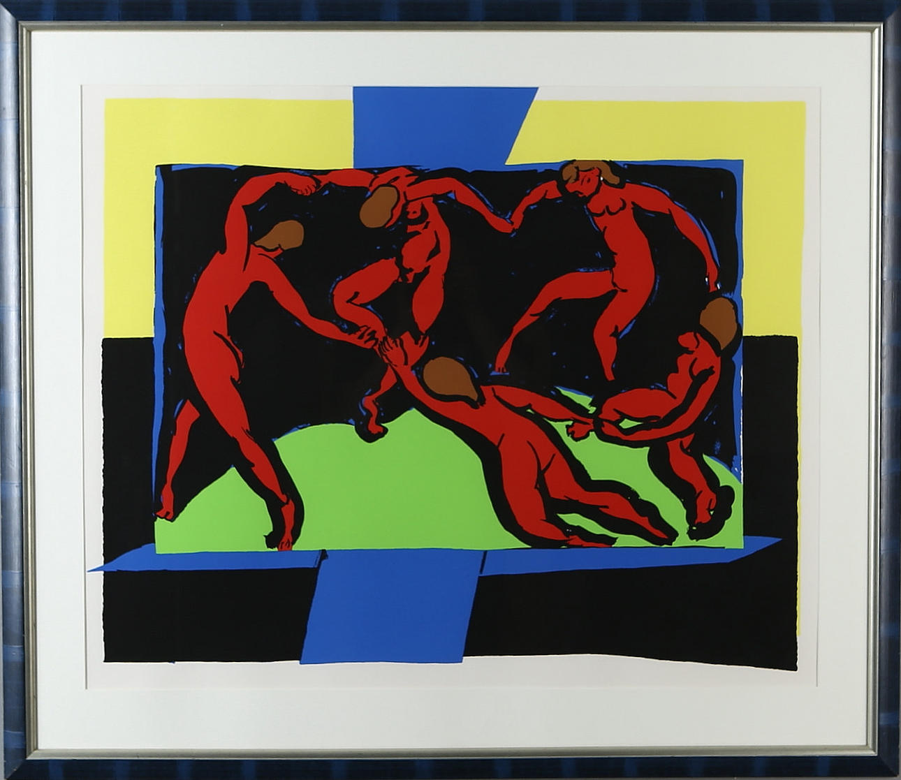 AFTER HENRI MATISSE. "Le danse", serigraph, unsigned.
