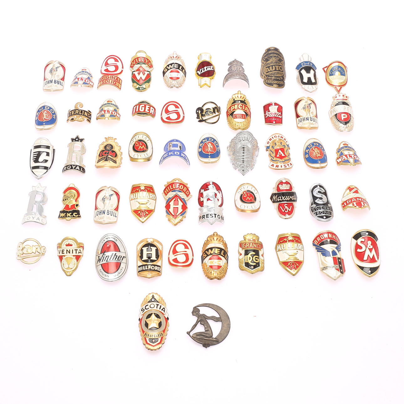 PYÖRÄMERKIT, ohjaustankoon, 52 metallia.