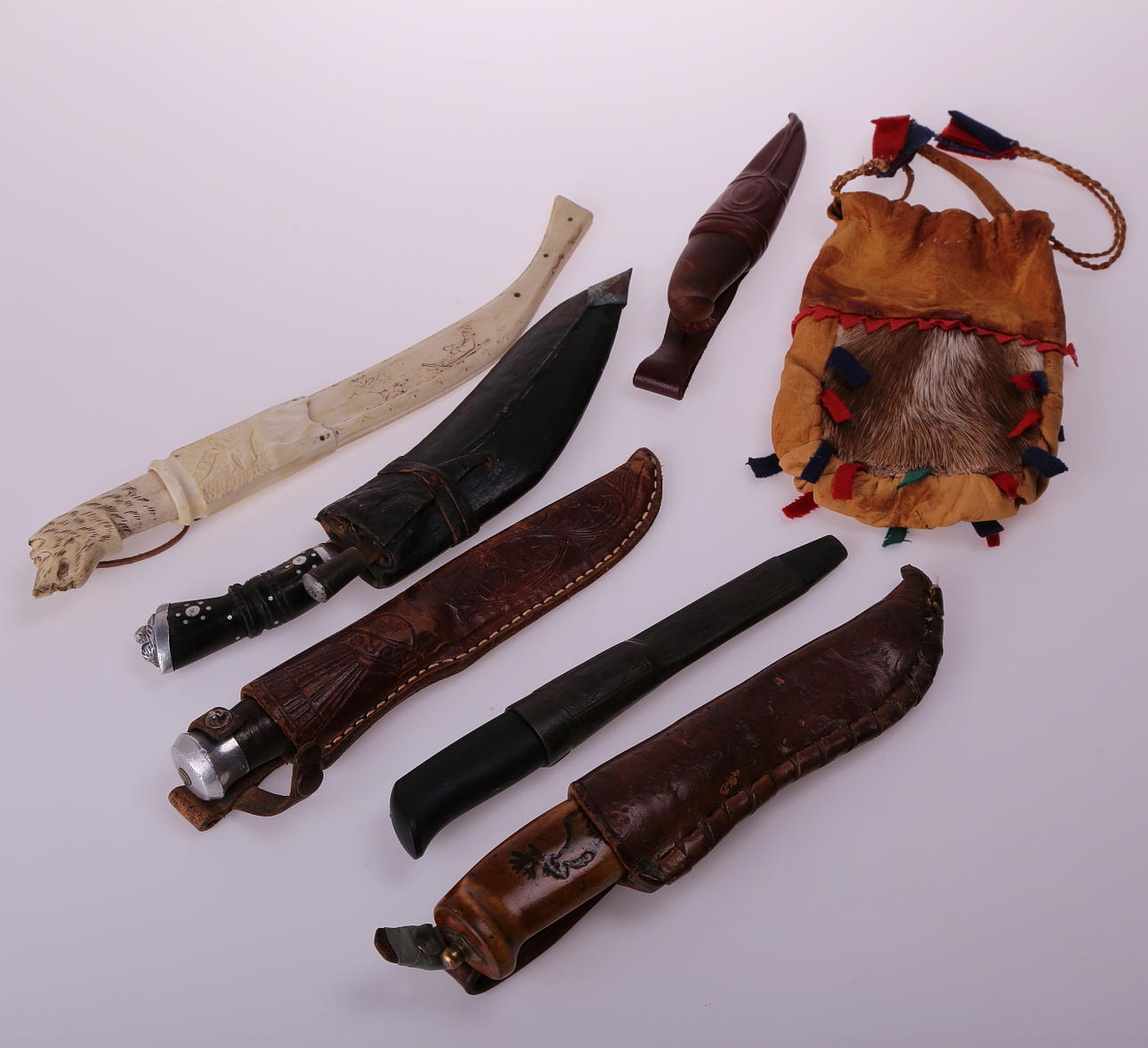 KNIVAR 6 st, samearbeten, slidknivar + SKINNPUNG.