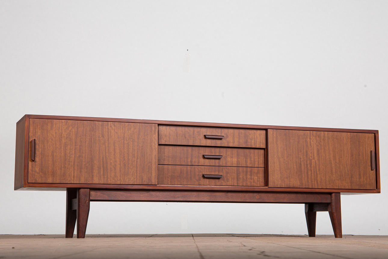 Sideboard, teak look veneer.