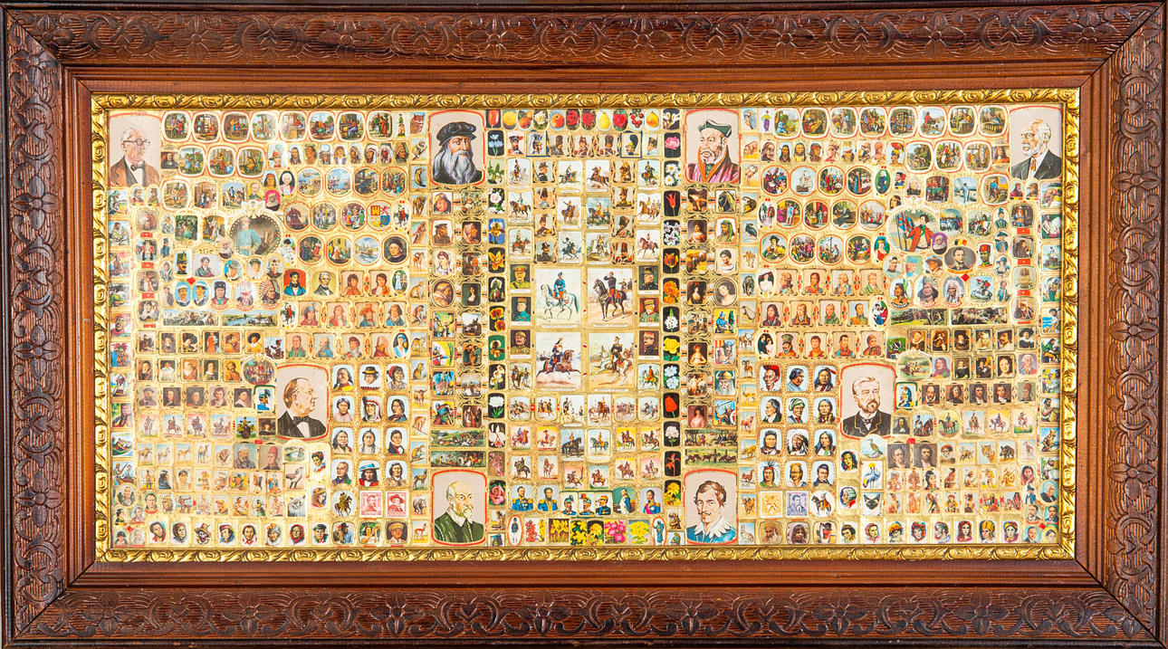 Zigarrenbanderolen-Sammlung, Papier, um 1900.