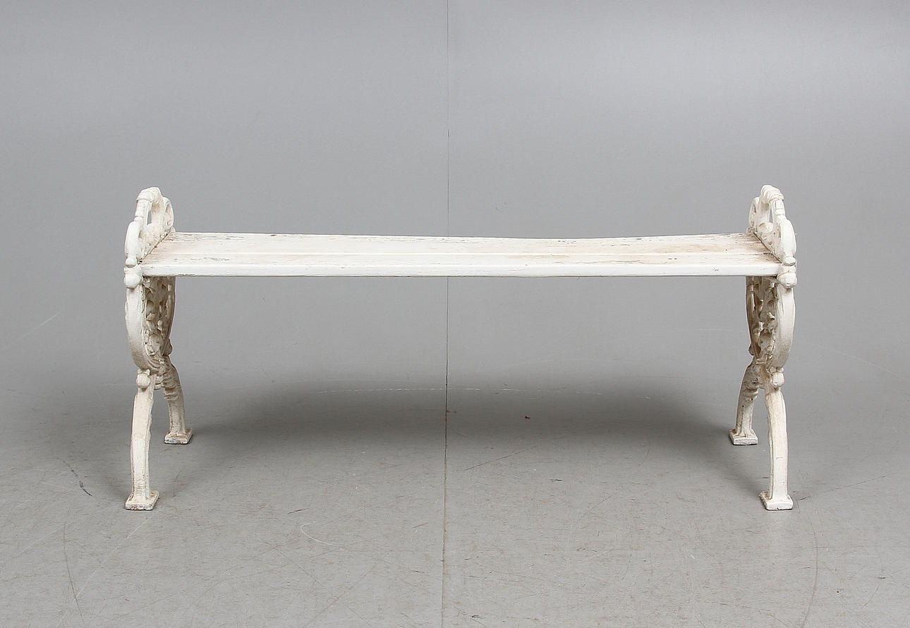 TRÄDGÅRDSBÄNK, Melins Metall, 1900-tal.