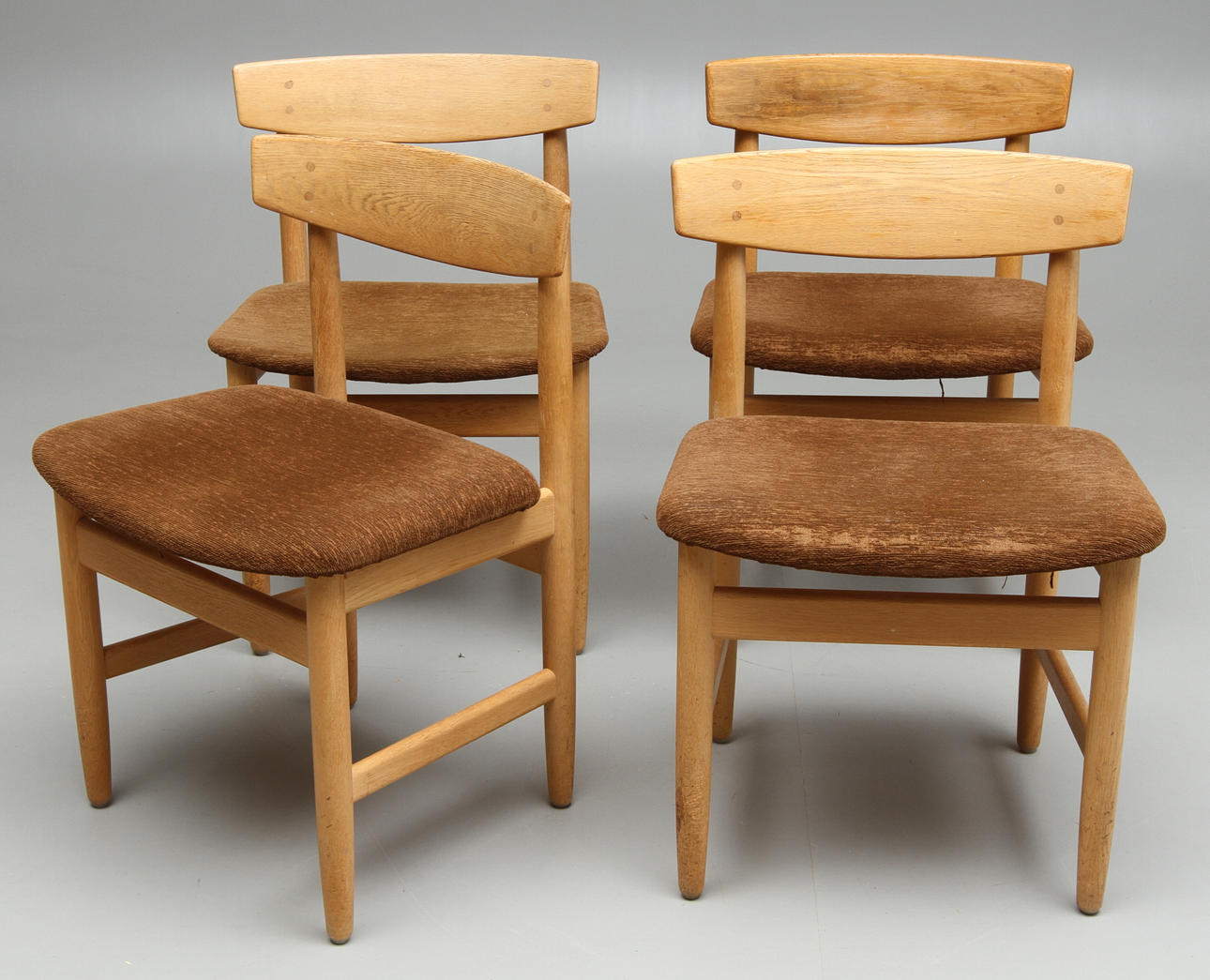 STOLAR, 4 st. Design Börge Mogensen för Karl Andersson och söner.