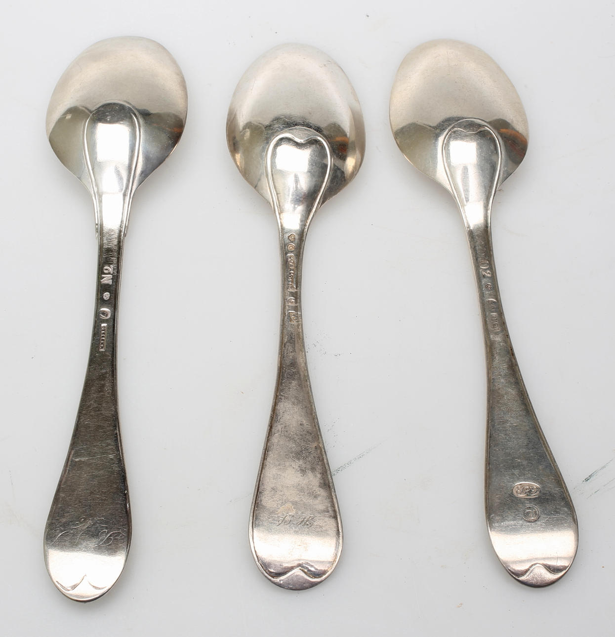 SILVERSKEDAR 3 ST. 1795 - 1800.