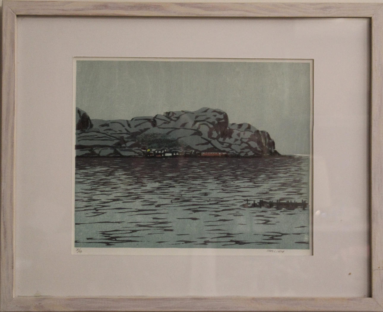 MATS LINDH. COLOR LITHOGRAPHY, signed and numbered.