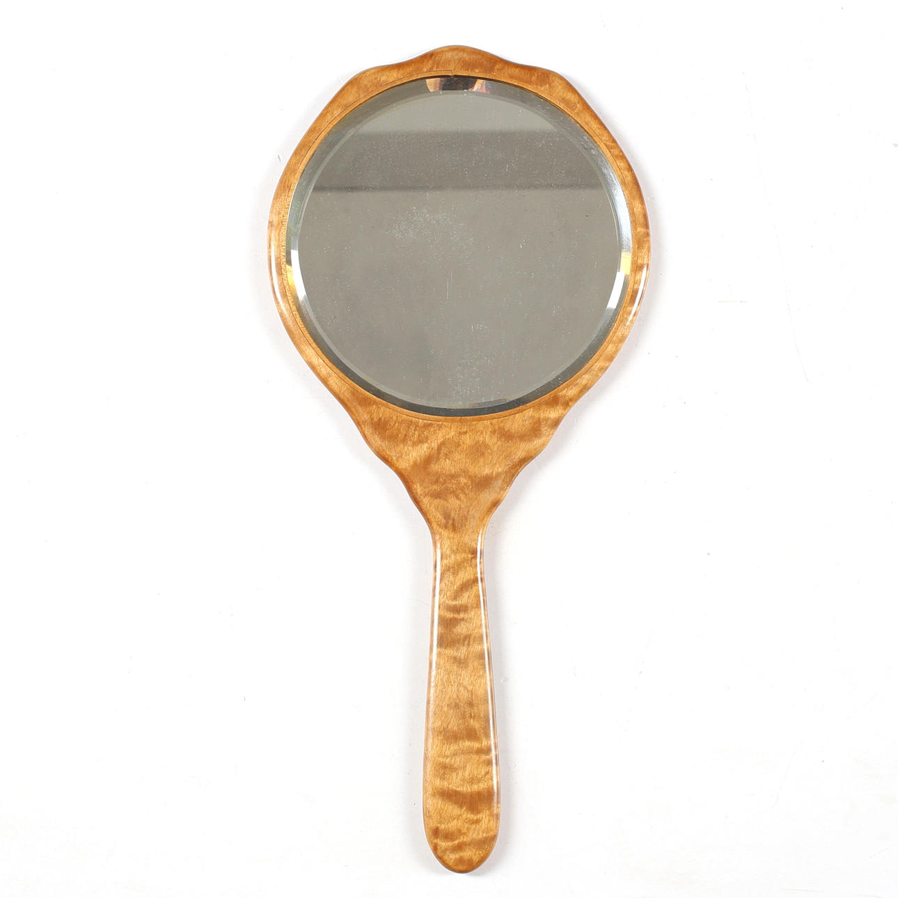 HANDSPEGEL, trä, 1900-tal.