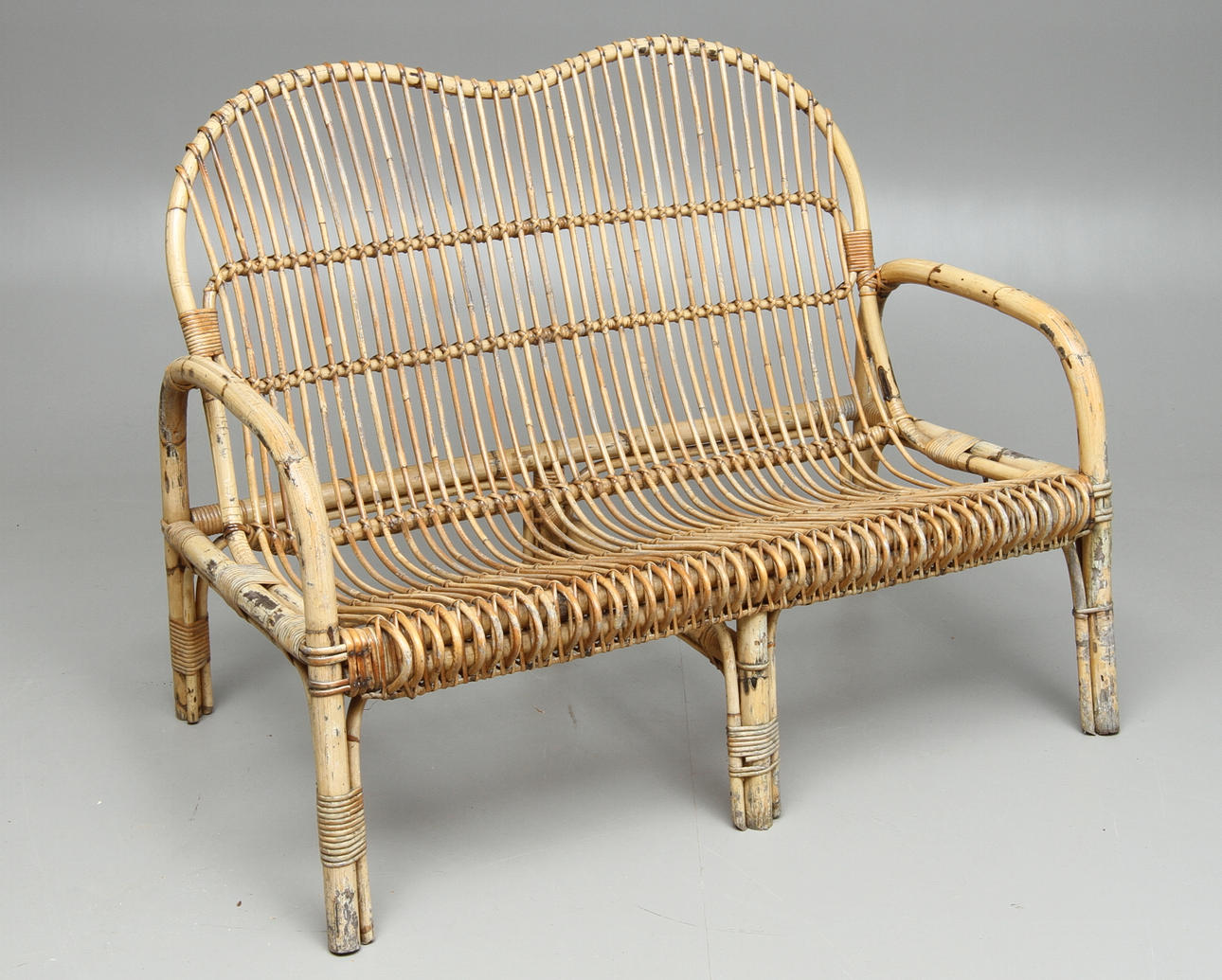 KORGSOFFA, bambu, 1900-tal.