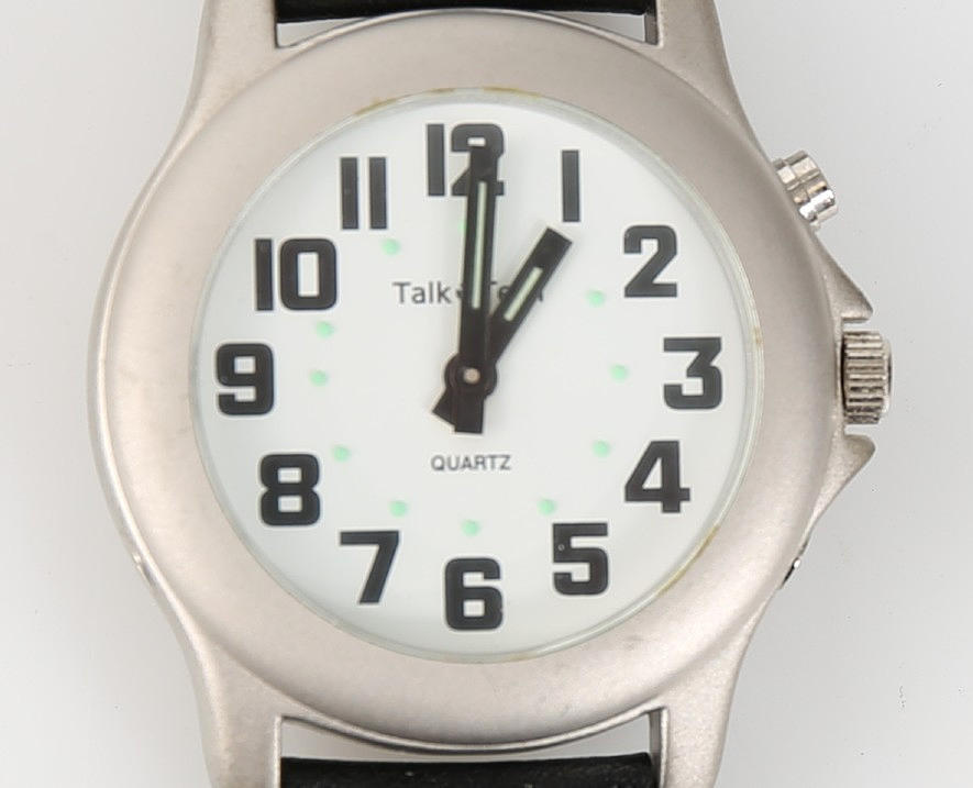 ARMBANDSUR, herr, svensktalande ur, quartz, TalkTech.