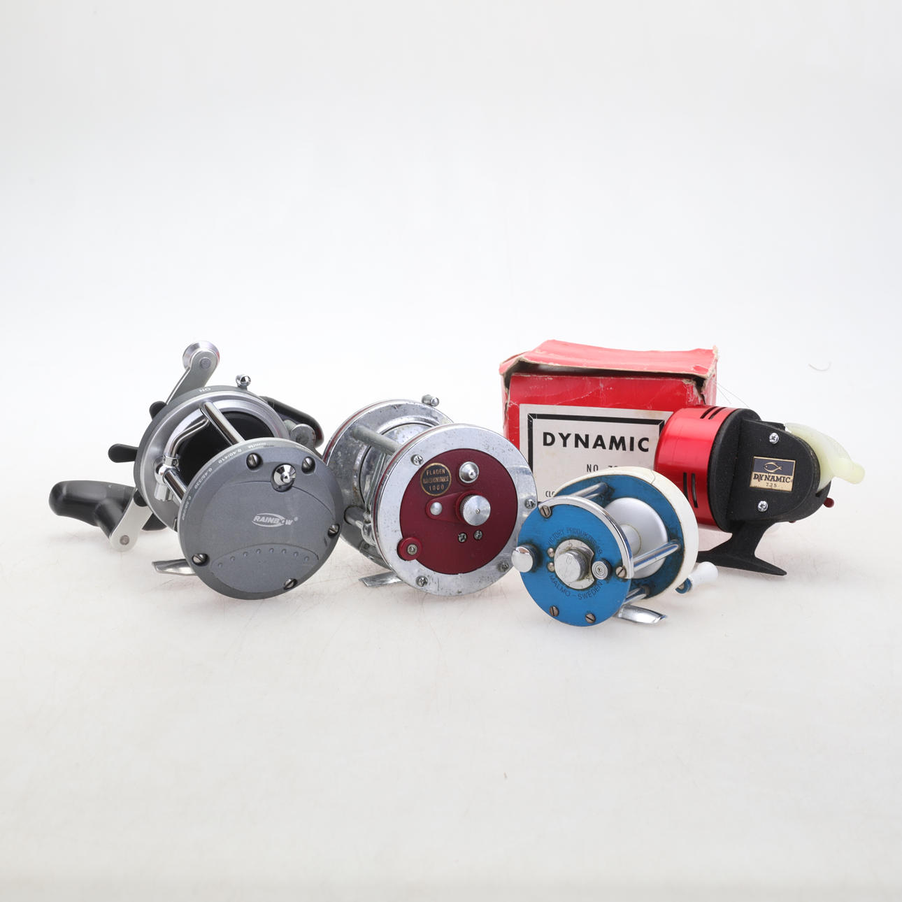 FISKERULLAR , 4 st, Spinnrullar.