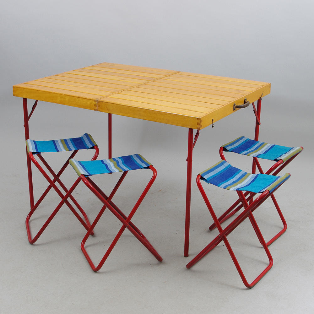 CAMPINGSET, 1900-talets mitt.