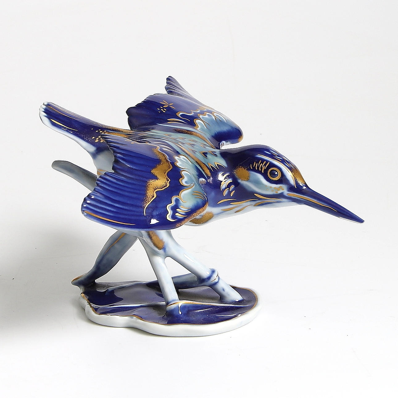 FIGURIN, porslin, "Kungsfiskaren", Rosenthal Studio.