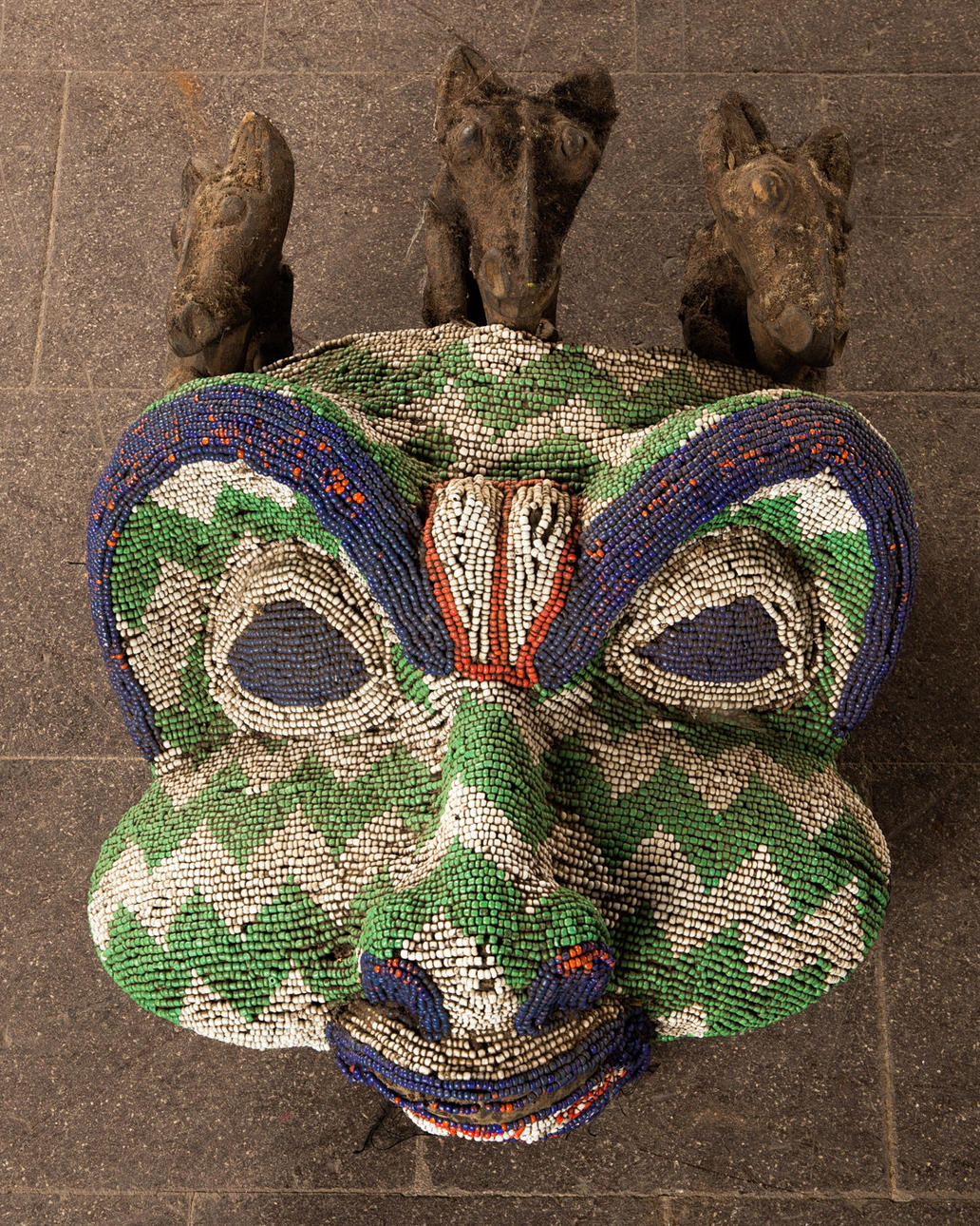 Maske, Bamileke, Kamerun, Afrika.