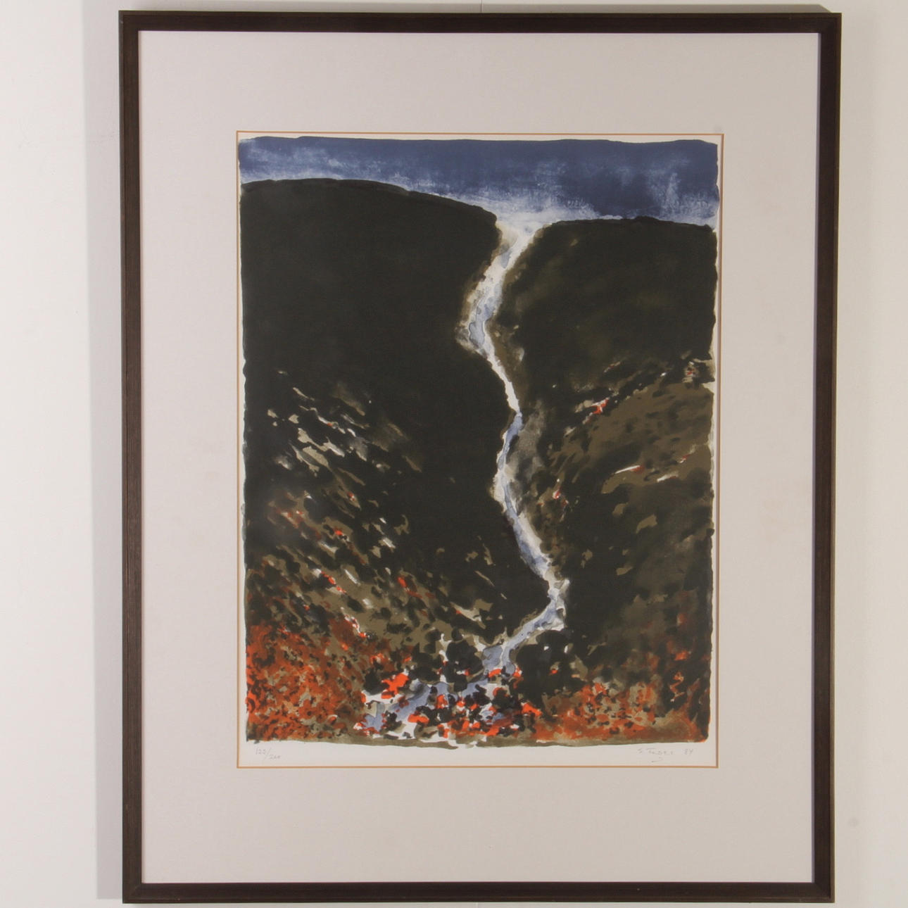 SIXTEN FAGER. Litografi, numrerad 123/200, signerad, 1984.