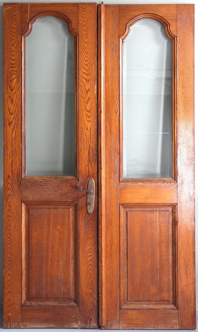 PARDÖRRAR, 1 par, 1800-1900 tal.