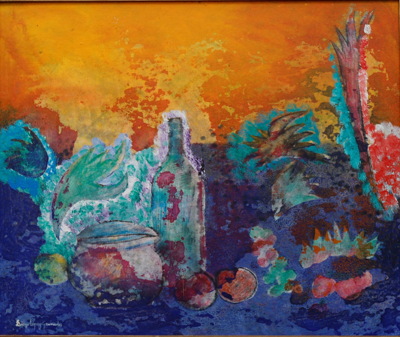 DIEGO LÓPEZ GRANADOS. "Bodegón".