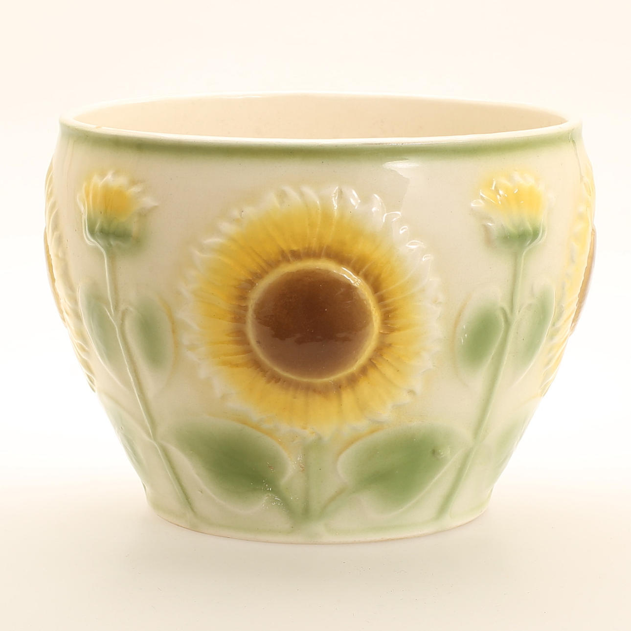 YTTERFODER, porslin, solros, Gustavsberg.