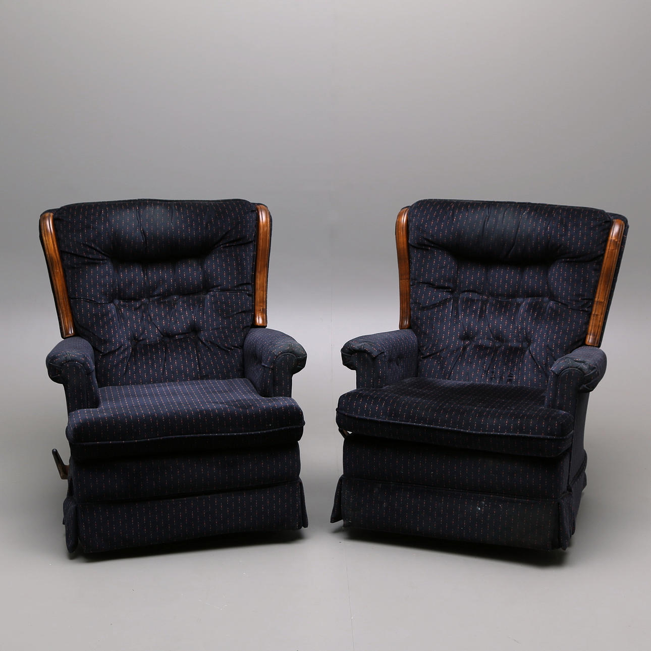 FÅTÖLJER ett par, Recliner modell.