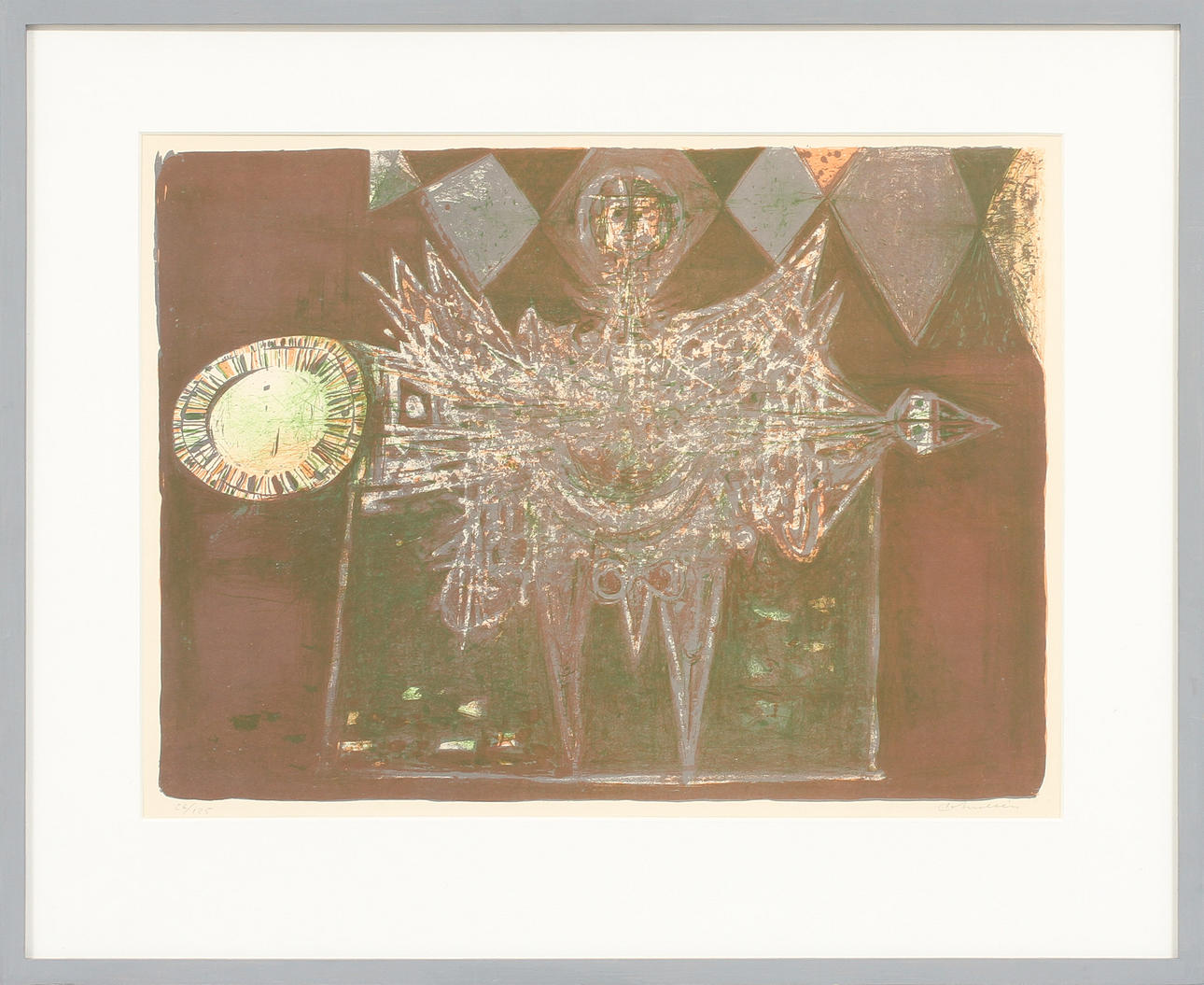 CARL OSCAR HULTÉN. färglitografi, sign o numr 26/125.