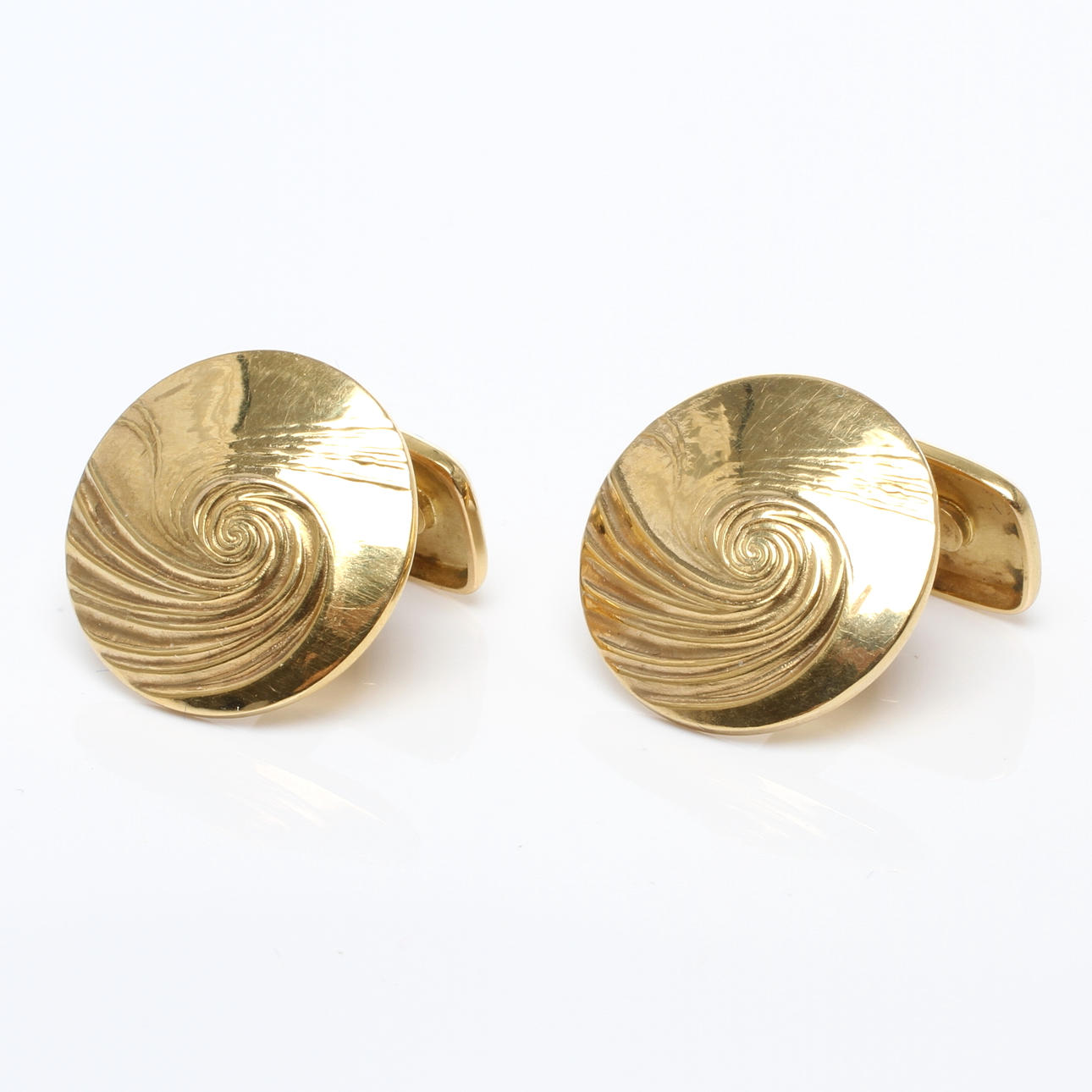 MANSCHETTKNAPPAR 1 par, 18k guld, Sporrong AB, Stockholm, 1993.