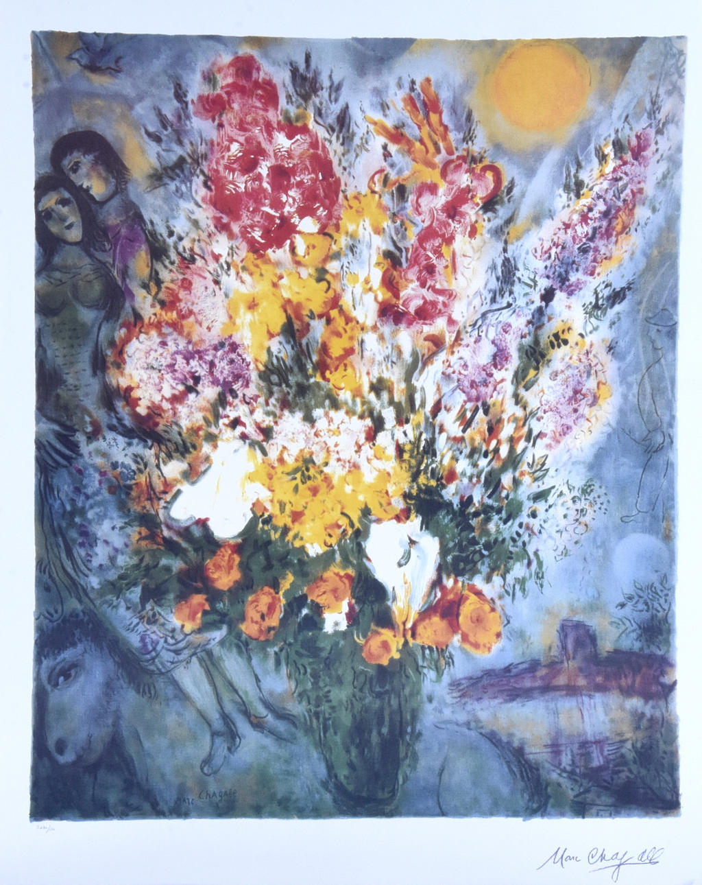 MARC CHAGALL. EFTER. Offsettryck.