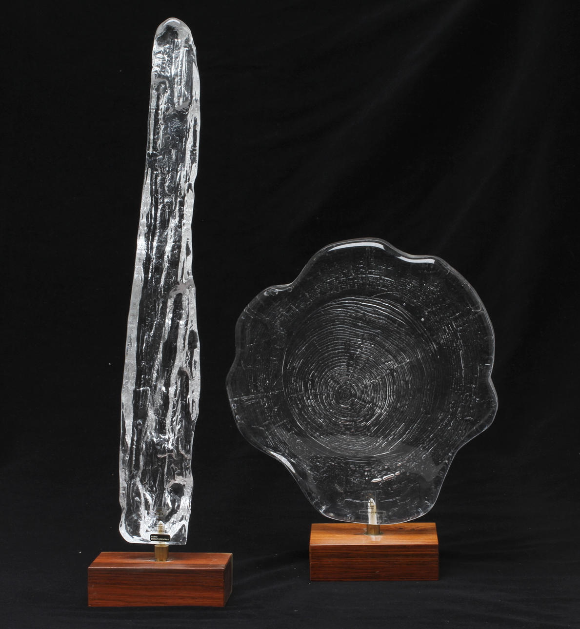 GLASOBELISK, OBJEKT, glas, Bengt Edenfalk, Skruf.