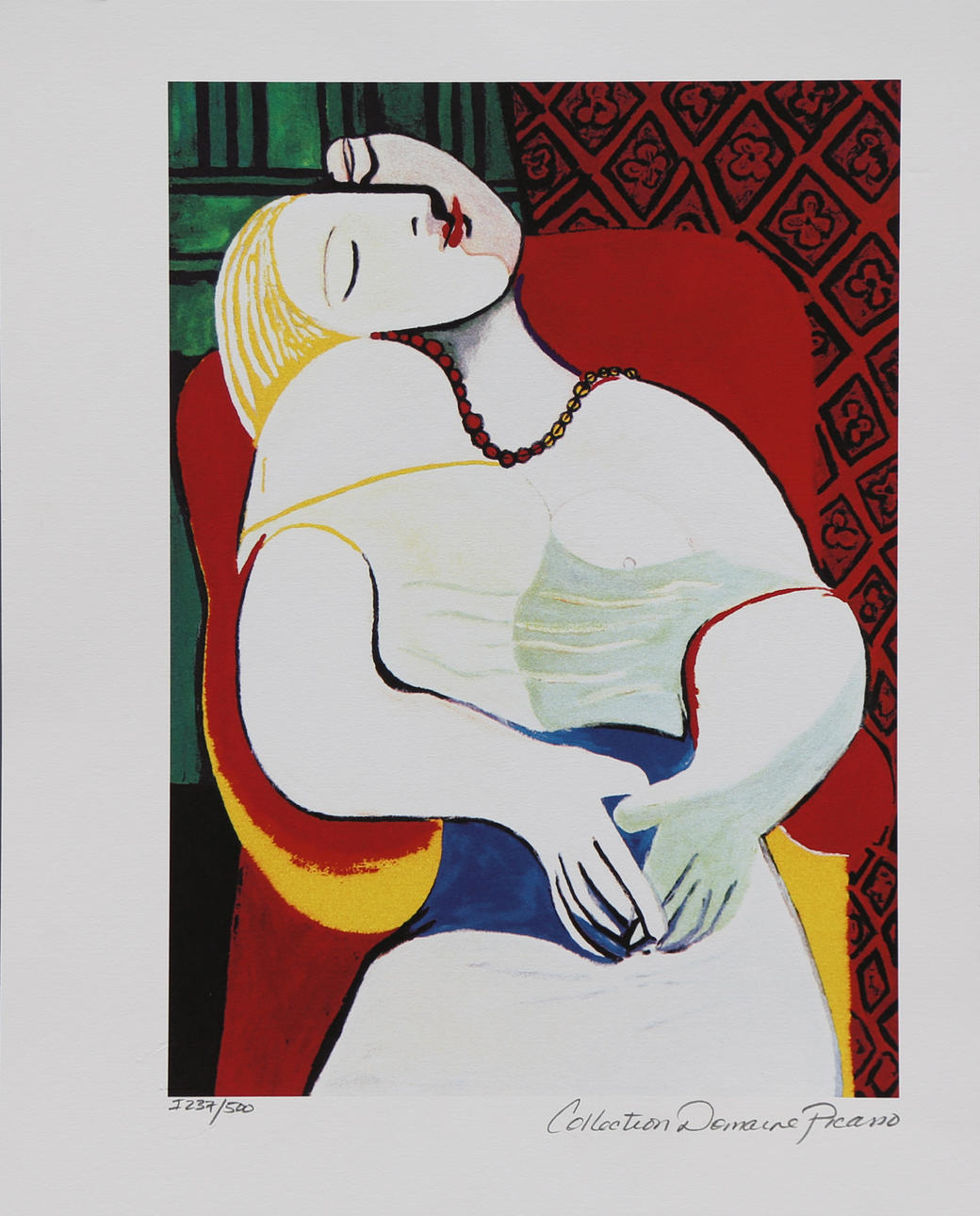 PABLO PICASSO. NACH. "le reve".