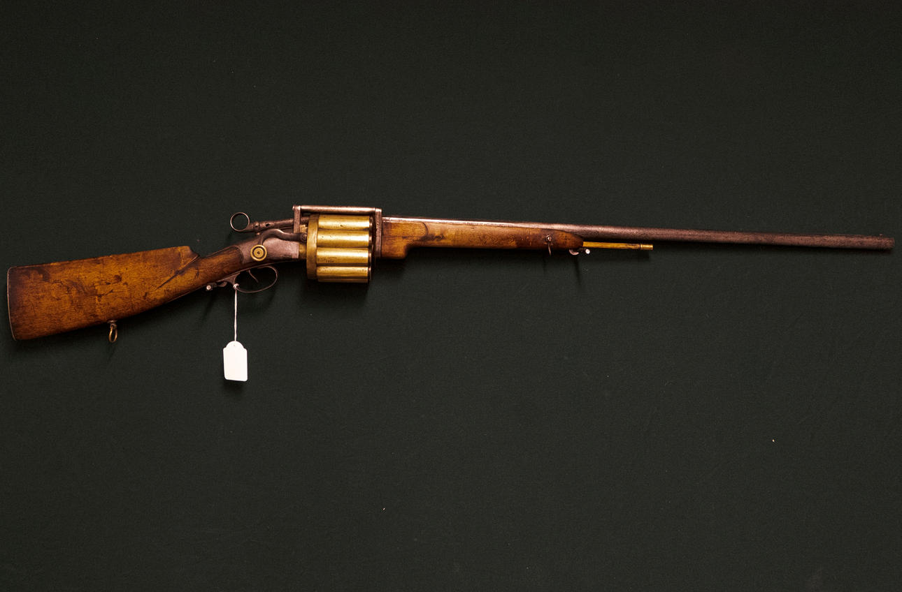 A. RÖNNING OSLO. Revolvergewehr 1856.