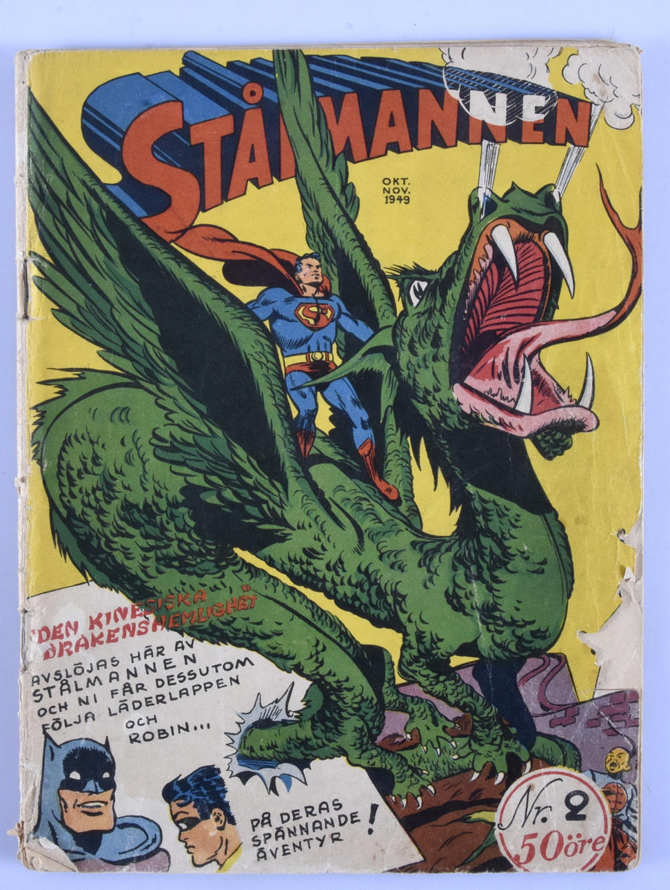 SERIETIDNING, Stålmannen, nummer 2, 1949.